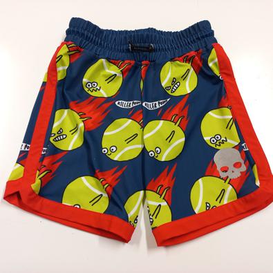 Costume Pantaloncino Blu E Rosso Con Palle Tennis Hydrogen 8 Anni  
