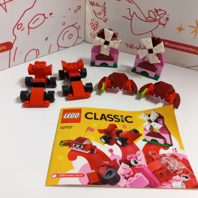 LEGO Classic 10707 - Scatola della creatività, Rossa  