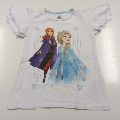 Maglietta Bianca Frozen Disney 7/8 Anni  