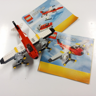 Set LEGO Creator 3 In 1 7292 Aereo Bi-elica   