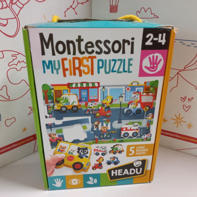 Headu- Montessori First Puzzle La Città  