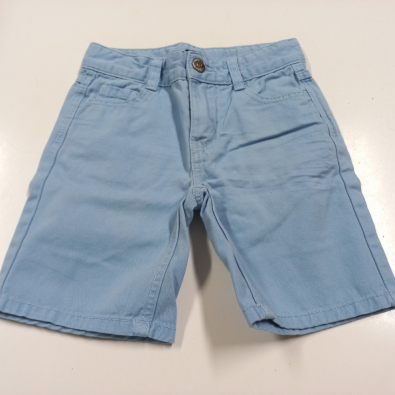 Pantaloni Bermuda Corti Celesti Kiabi 4 Anni  