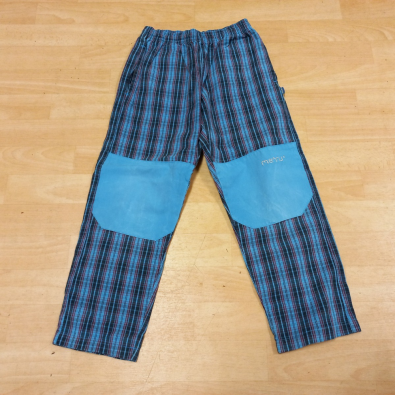 Pantalone Trekking Meru Quadretti Blu 5 Anni  