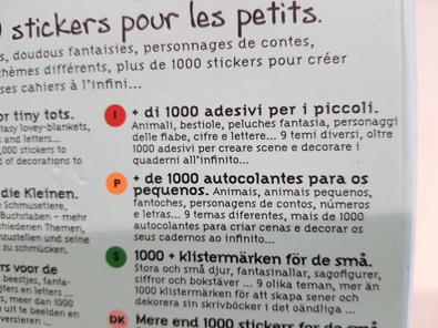 + Di 1000 Stickers Per I Piccoli 3-6anni DJECO  