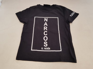 M7anni Shirt Nera Narcos  