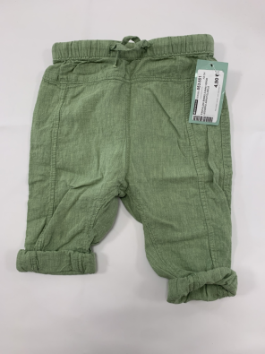 Pantaloni Bimbo 2 Anni Verde Leggero Arrotolabile  