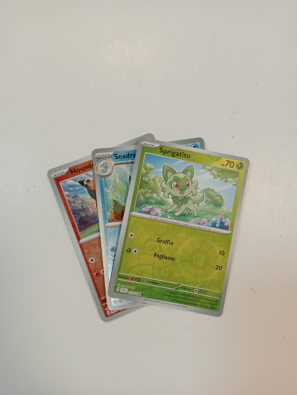 3 Carte Pokemon Holo Comuni  
