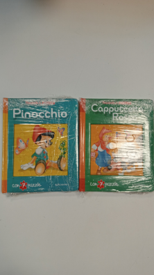 Pinocchio Cappuccetto Rosso Libro Puzzle  