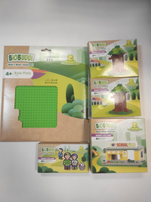 Set Nuovo  Bio Buddy   Green Village Con Base  
