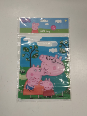 10 Gift Bag Peppa Pig Nuova  