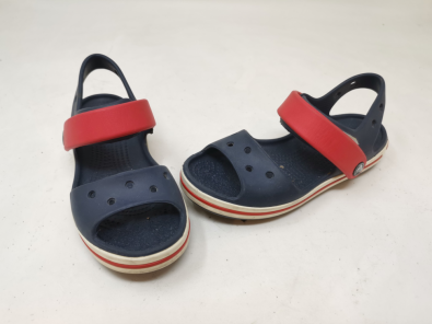 Scarpa Boy 29 C12 Sandalo Crocs Blu Rosso   
