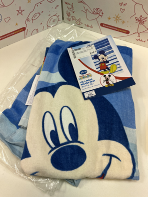 Mare Asciugamano Telo Mare Mickey Mouse Nuovo  