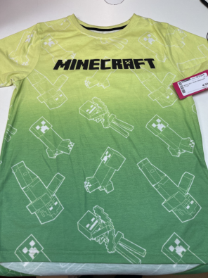Maglia Boy T Shirt Minecraft 11/12 A  