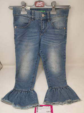 Pantalone Girl 7-8 A - Benetton 3/4 Jeans   