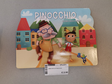 Libro Pop Up Pinocchio  