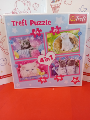 Puzzle Trefl 4 In 1 Nuovo  