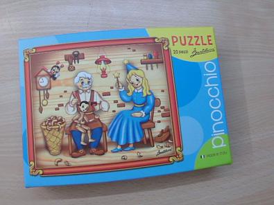 Puzzle In Legno Bartolucci Pinocchio 20 Pezzi  