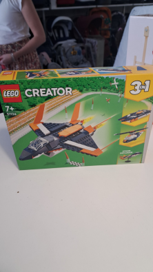 Nuovo Jet supersonico 31126 | Creator 3-in-1 Lego Idea Regalo  