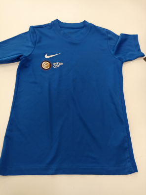 T-shirt Bimbo 10/12 Anni Inter Nike Blu  