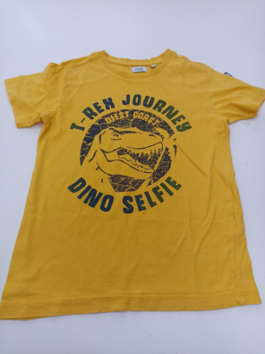 T-shirt Bimbo 7/8 Anni Gialla Con Dinosauro Ovs  