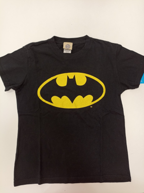 T-shirt Bimbo 12/13 Anni Batman Nera  