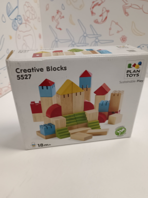 Blocchi Creativi set mattoncini in legno – Plan Toys   