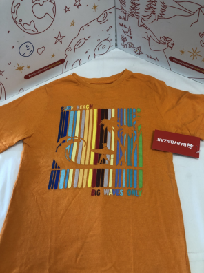 T Shirt Bimbo 7 A Mawi Arancio   