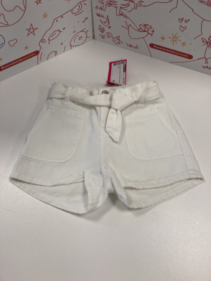 Shorts Bimba 4/5 Anni Bianco Zara   