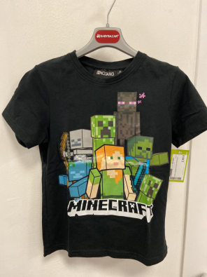 Maglia Bimbo 8 Anni Minecraft  