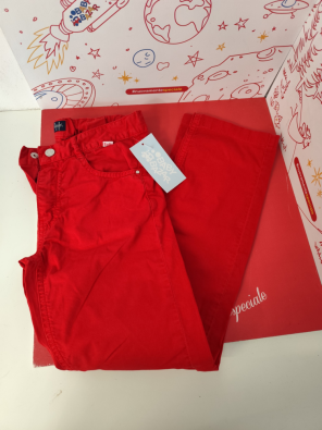 Pantalone Bimbo Rosso 10 Anni Il Gufo  