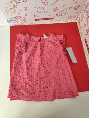 Camicia Bimba Rosa Forata 18/247 Mesi Zara   
