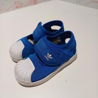 Scarpe Sandali Bimbo N 24 Adidas Blu   