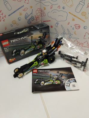 Lego Technic 42103 Dragster (manca 1 Pezzo)  