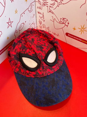 Cappello Spiderman 7/10 Anni Bimbo - Nuovo   