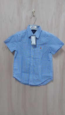 Camicia Ralph Lauren 6a M Quadretti Azzurri  
