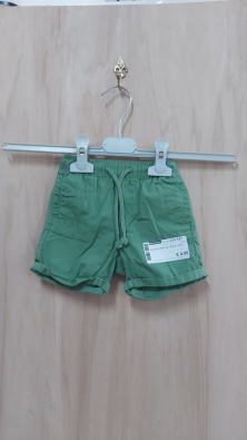 Shorts Prenatal 6/9m M Verde  