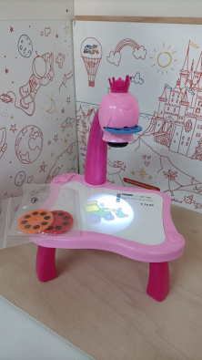 Tavolino Proiettore Per Bambini Rosa  