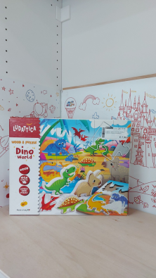 Puzzle Ludattica Dino World Puzzle Legno E Classico  