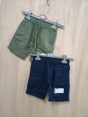 Shorts Prenatal 4/5a M Verde Militare E Blu  