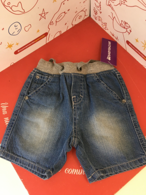 Shorts Bimbo Jeans 9-12 Mesi Blukids  