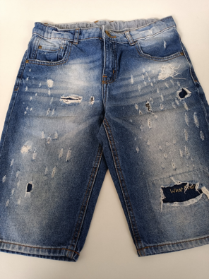 Bermuda Jeans Zara  11/12a Bimbo Cm.152 Con Strappi
