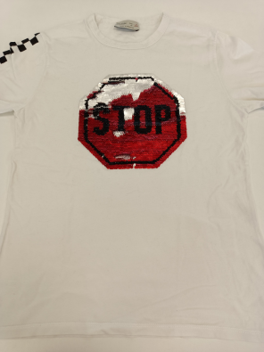 T-shirt Zara Kids 9a Bimbo Cm.134 Bianco Girabrilla Stop