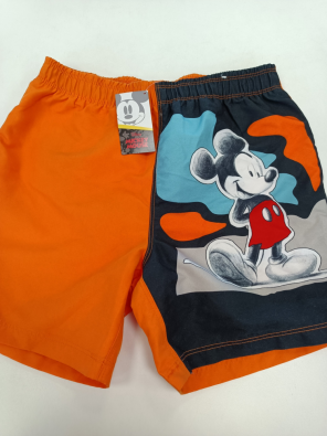 Costume Da Bagno Disney 8/10a Bimbo Cm 134/140 Arancio Fant Mickey
