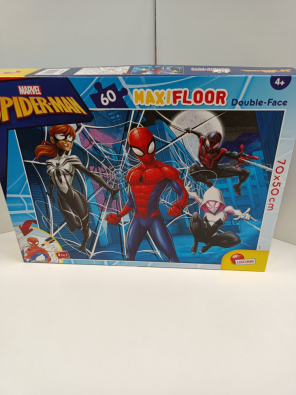 Gioco Puzzle Spiderman  Maxi Floor Double Face 60 Pezzi Maxi Floor