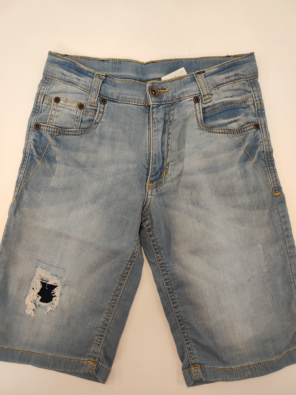 Bermuda Jeans IDO 10a Bimbo Cm.140 Con Finto Strappo