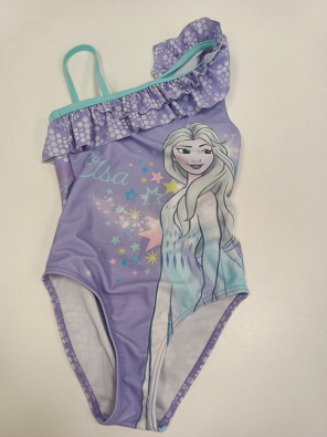 Costume Da Bagno Frozen 5a Bimba Lilla Stampa Elsa