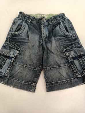 Bermuda Jeans  4/5a Bimbo Cm.110 Jeans Denim Con Tasche