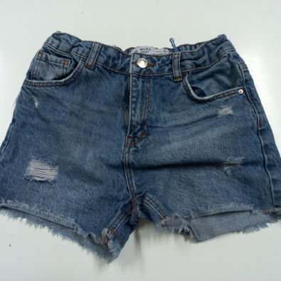 Pantalone Short Jeans Con Strappi  11/12 Anni OVS  