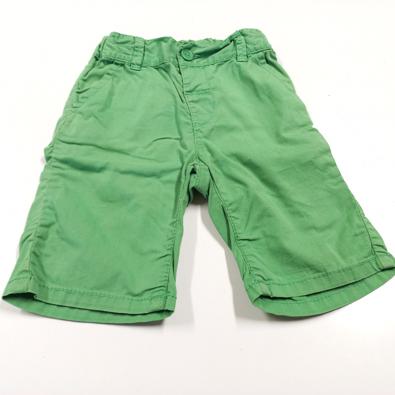 Pantalone Bermuda Tela Verde 12/18 Mesi H&M  