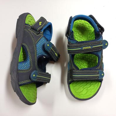 Sandalo Blu Bluette E Verde Fluo Joma 32  